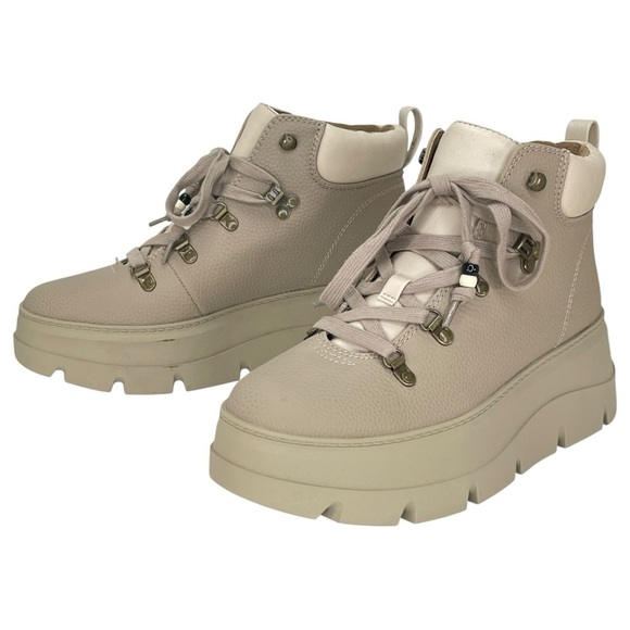 Zodiac Billie Tan Pebbled Faux Leather Lug Sole Womens Sneakers Size 10M - Picture 7 of 11